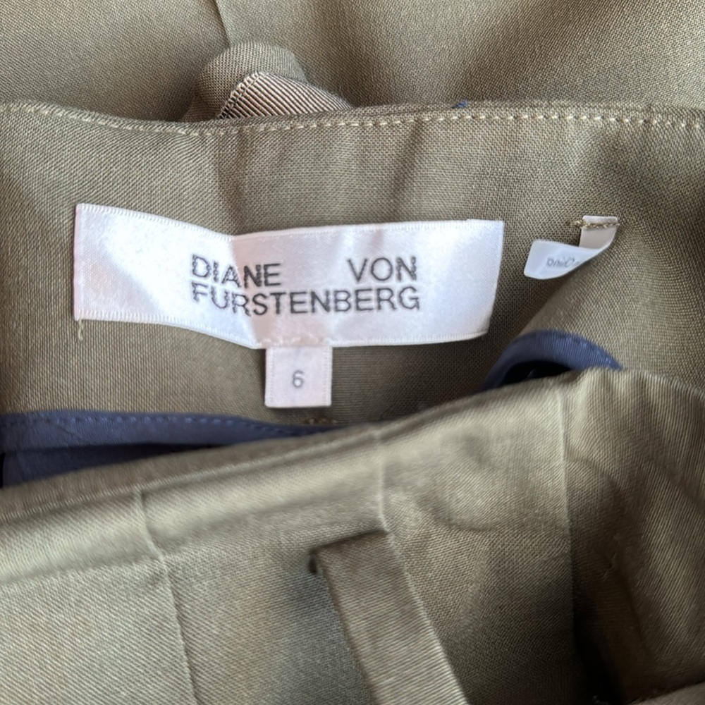 DVF wide leg paperbag pants size 6 - Picture 4 of 4